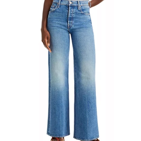 The Tomcat High Rise Wide Leg Roller Jeans in Other Mood - Picture 1 of 7